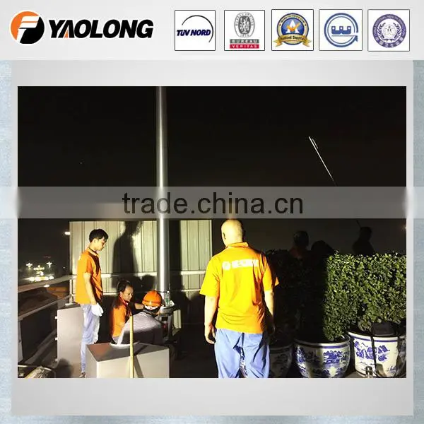 electric stainless steel national flagpole