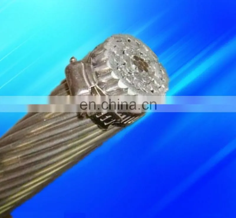 bare conductor ACSR AWG4 Swan for transmission and distribution power line