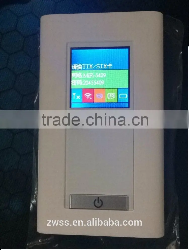 RJ45 and Power bank dual sim 4g lte router