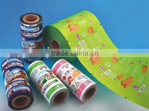 plastic roll film high energy biscuits/small food packaging/