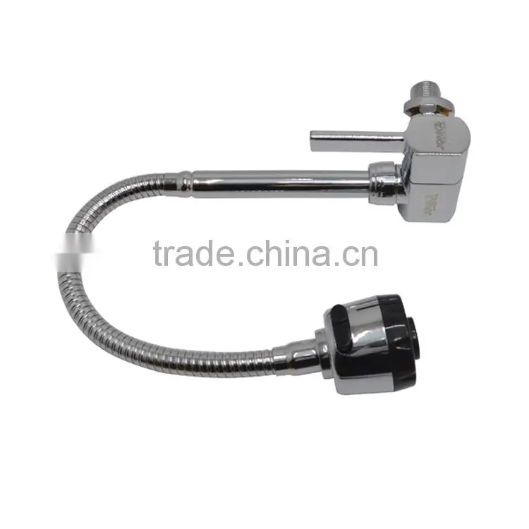 wall mount brass valve cartridge kitchen faucet with Vientiane pipe
