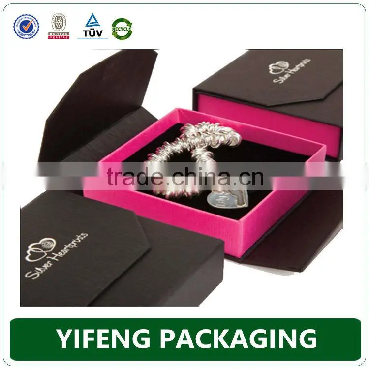 Fashion luxury antique cardboard jewelry box for ring necklace bracelet set earring wholesale packing and printing