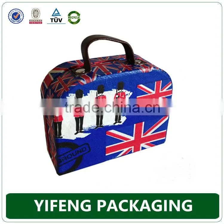 New Style Suitcase Paper Gift Box With Handles