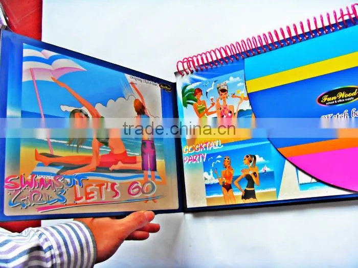 Hot selling PP template cheap coloring books