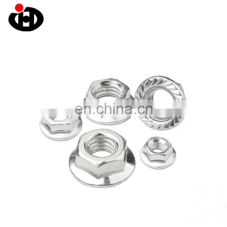 JINGHONG DIN6923 SS304 M3 Flange Hex Nuts