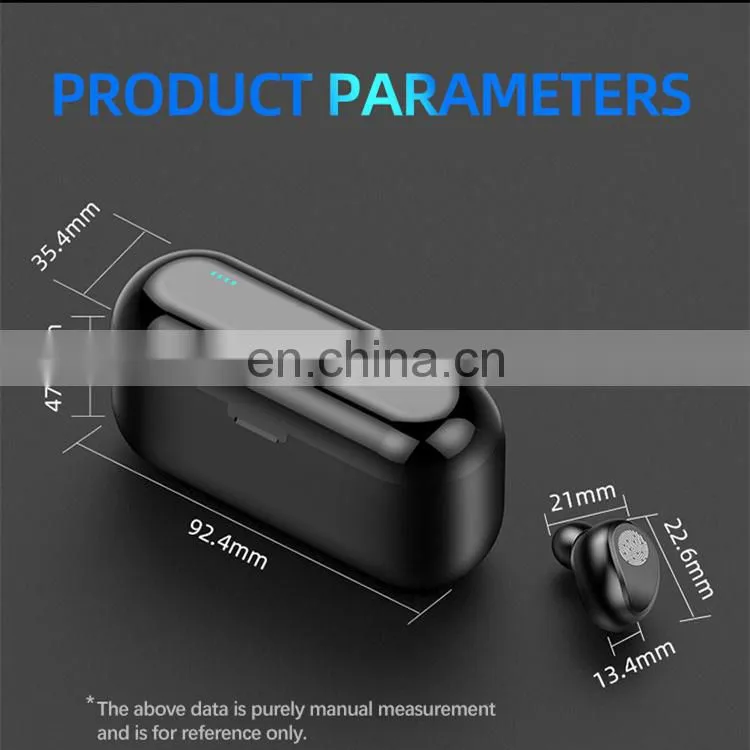 2000mAh Touch F9 9D Stereo BT5.1 True Wireless Headphones Headset Earbuds LCD Waterproof Noise Reduction Wireless Earphone F9