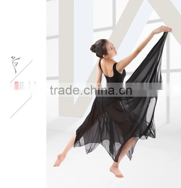 Ballet Ballroom Leotard with Chiffon Long Skirt (4313)