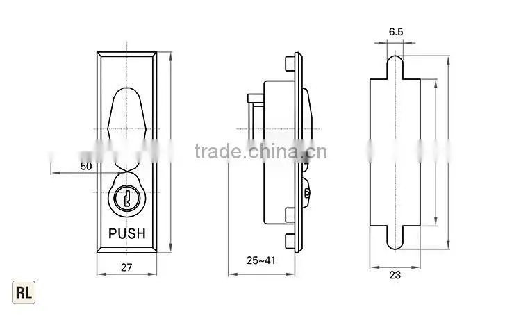 CE ROHS Feilei High quanity safe Plane Cabinet Lock