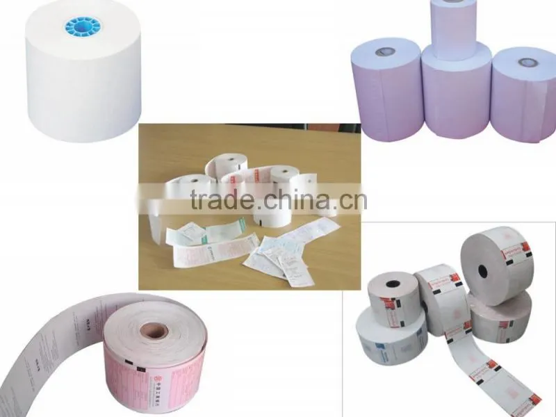 Pre-printed thermal paper roll