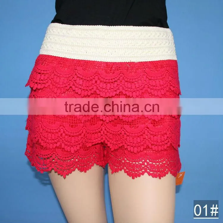 2013 hot sale lace skirts womens wholesale in China