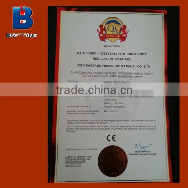 high temperature ceramic fiber paper gasket