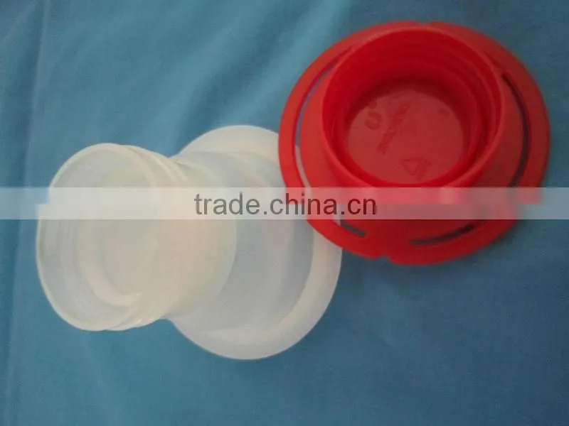 56mm plastic screw cap / plastic spout / twist off cap for brake fluid manufacture China