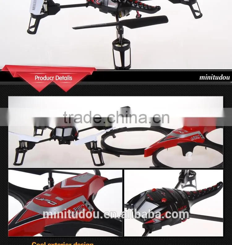 New Product F182/F182C LED 2.4GHZ 6-Axis Hand Throwing RC Quadcopter UFO With HD camera