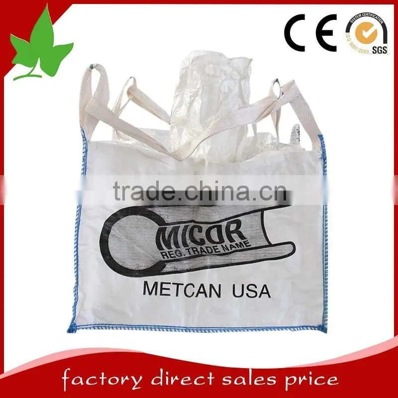 Laminated Polypropylene Valve Bag , PP Woven construction copper concentrate bags