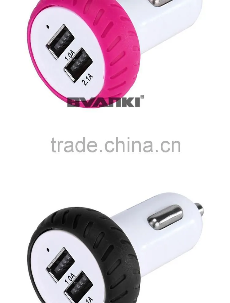 2016 trending products New Dual car usb charger quick charge 2.0 car charger Universal car phone charger bulk buy from china