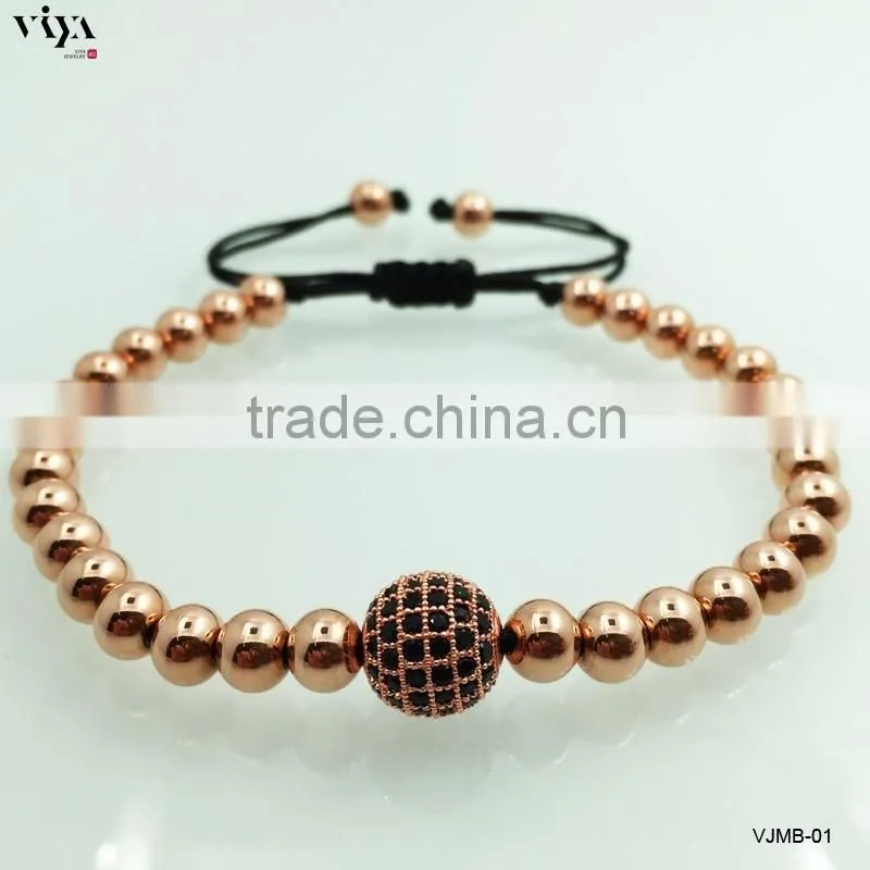2016 The Best Selling Chinese Knot Beads Bracelet with 316L Stainless Steel Bracelet Jewelry Gifts for Women