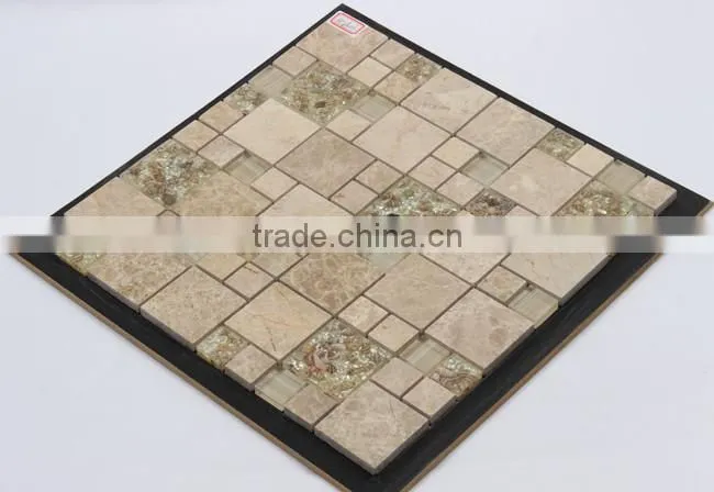 China glass marble mix mosaic