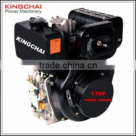 KINGCHAI Power 4 hp air cooled diesel engine 170f single cylinder 4-stroke small engine for generator and water pump use