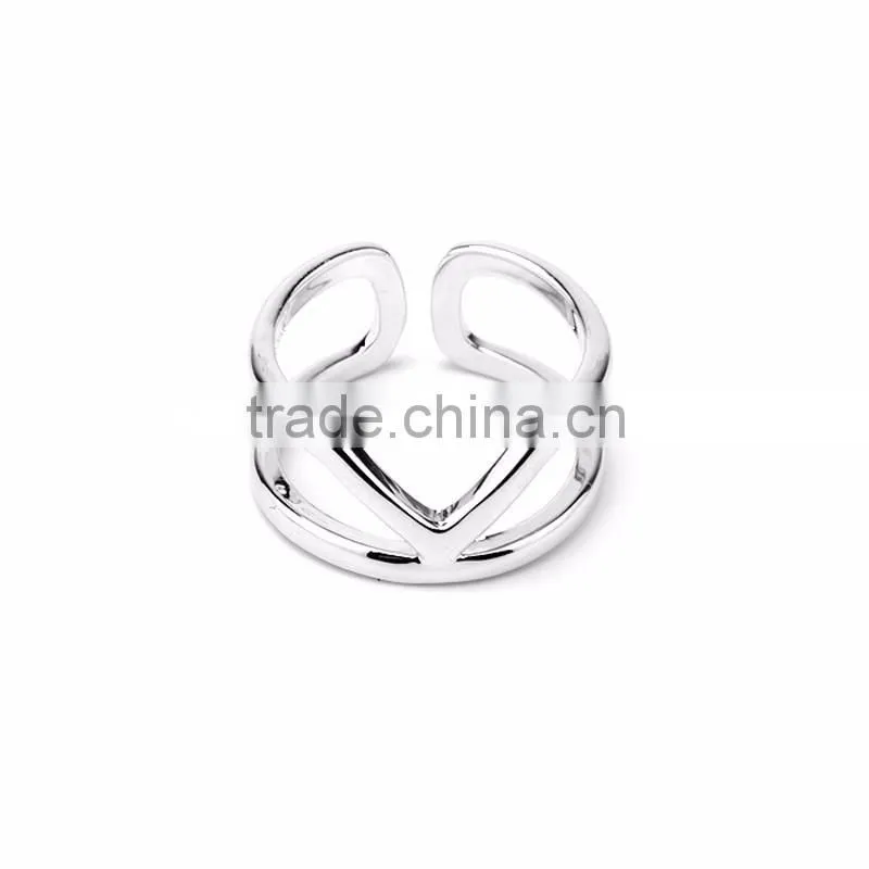Popular Shiny Funky Punk Latest Wedding Open Wrap Knuckle Ring Designs