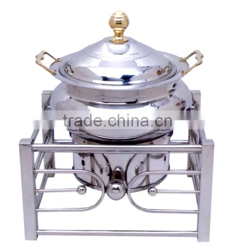 Steel Cheffing Dish, Wedding & Party utensils, food serving dish, hot keeping dish, Catering item, Hotel & Restaurant utensils
