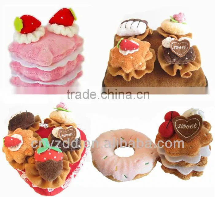 Plush Icecram Toys for Pet / Pet Ice Cream Toy