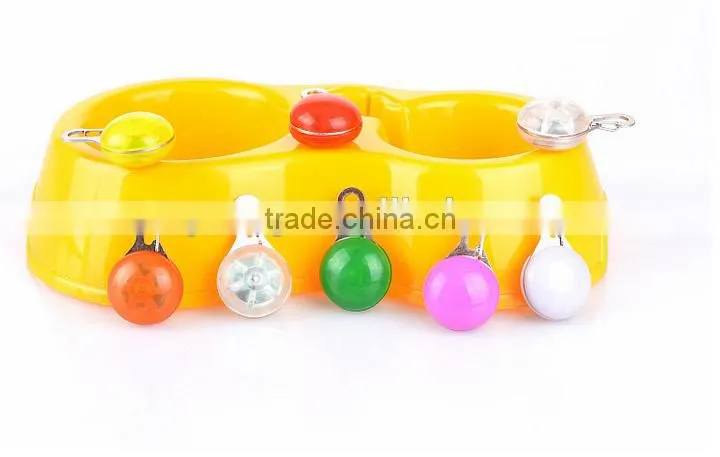 2016 LED Nylon Pet Dog Cat Collar Dog Flashing Clip On Collar Led Light Charm Id Tag Flash Or Glow Modes