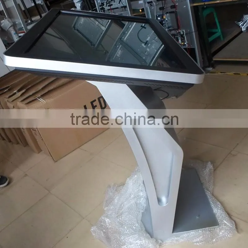 55 inch floor standing touch screen android indoor information kiosk