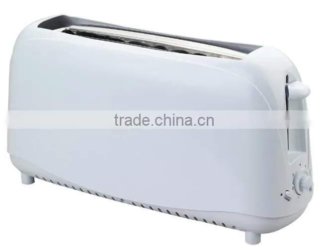 2 Slice Long Slot Toaster With Bun Warmer HT-011