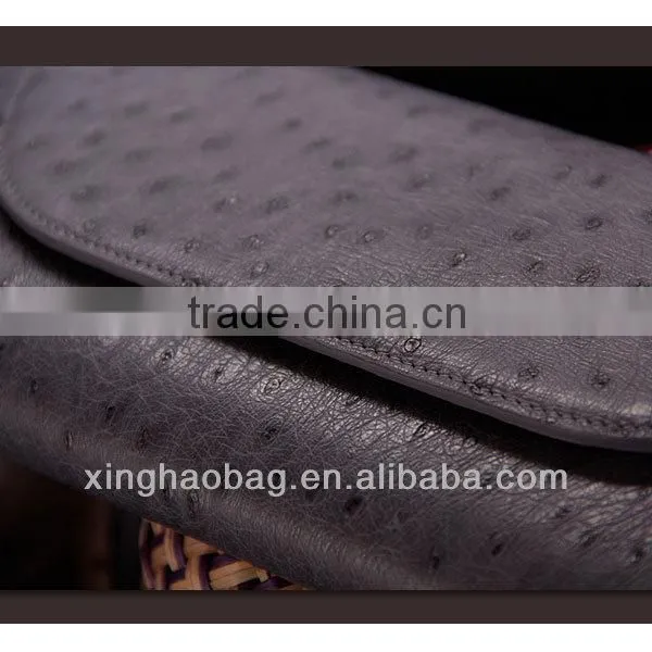 Hot genuine ostrich leather handbags