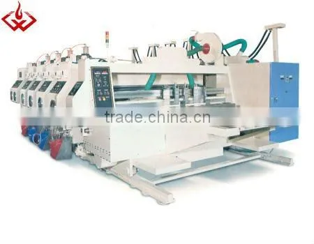 automatic high speed printing slotting machine, carton making machine