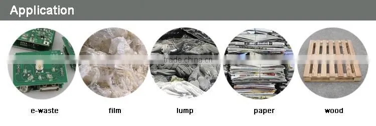 single shaft shredder for plastic
