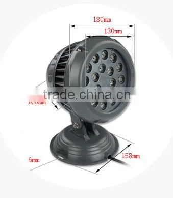 high quality Waterproof outdoor IP65 DMX512 led DMX flood light RGB full color