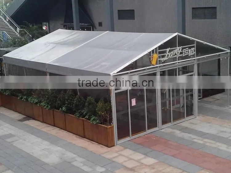 new stylish tent promo event