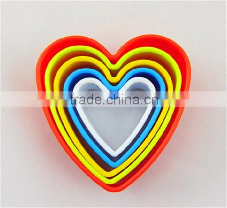 Plastic cookie cutter stamp