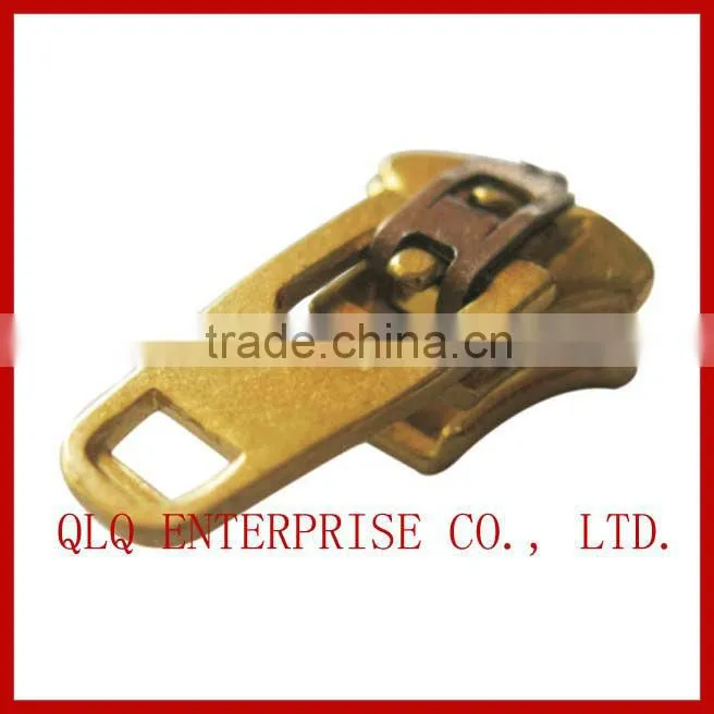 Leather zipper slider