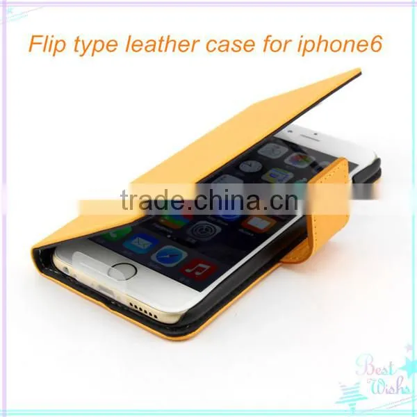 Factory price high quality for iphone 6 case, for iphone 6 leather case,for iphone 6 flip cover leather case