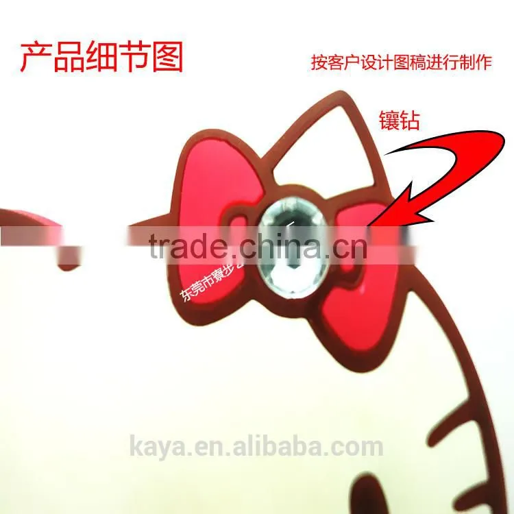 Plastic customized fridge magnet sticker