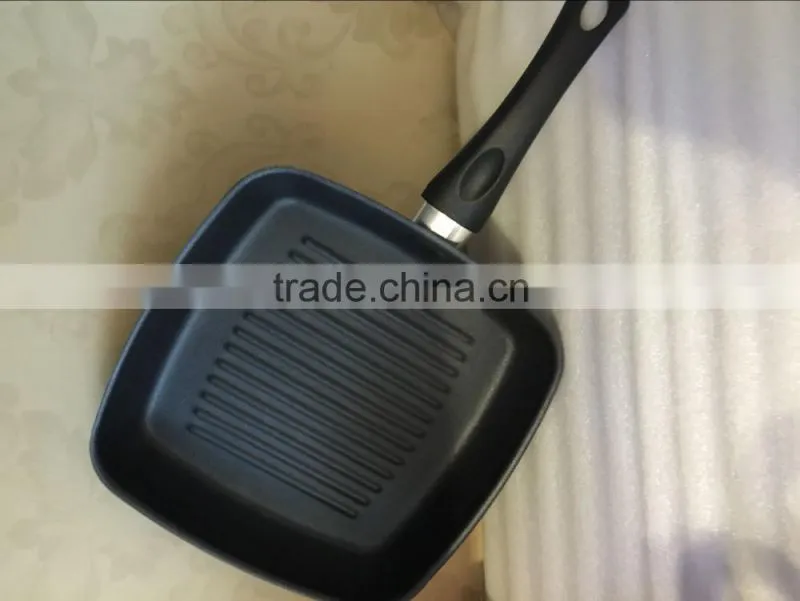 Easy Clean Aluminum Nonstick Frying Pan Hot Silk Screen Grill Pan