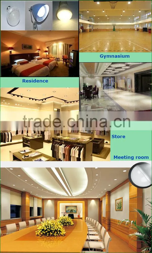 Aluminum+plastic E27 SMD 6W wide voltage LED light bulb