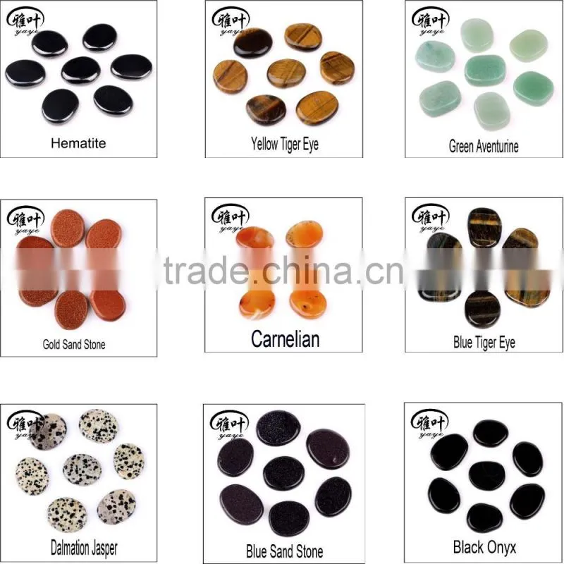 Wholesale semi-precious Amethyst stone engraved flower of life Round Palm Stone
