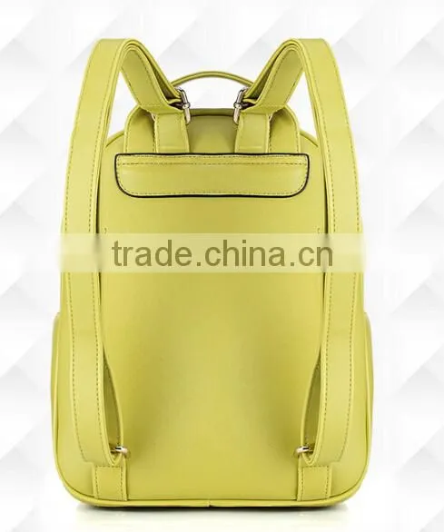 2015 High Quality Trendy PU lady backpack