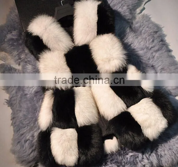 New 2015 Winter Vest Women Artifical Fox Fur Vest High-Grade Fur Coat Fashion Women Clothes