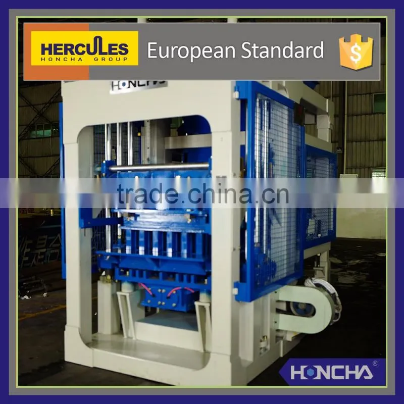 China mainland making interlocking brick machine