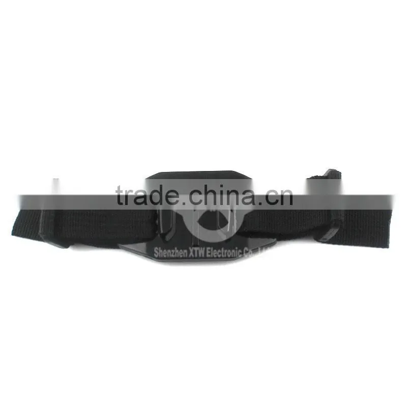 Vented Helmet Strap Mount helmet strap used for extreme sports action video camera Gopro Hero 2/3/3+/4/4 Session