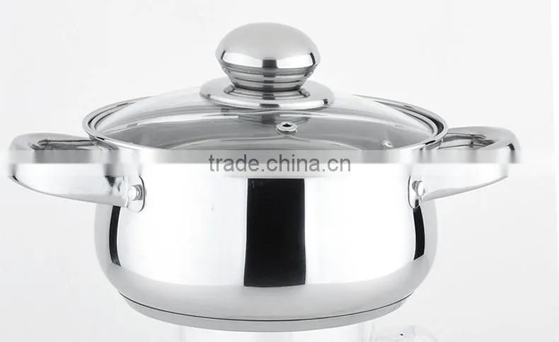 Stainless steel non stick kitchen cookware set