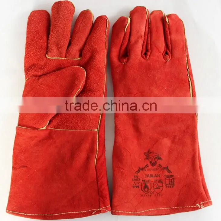 2014 High quality leather working gloves,personalized leather gloves