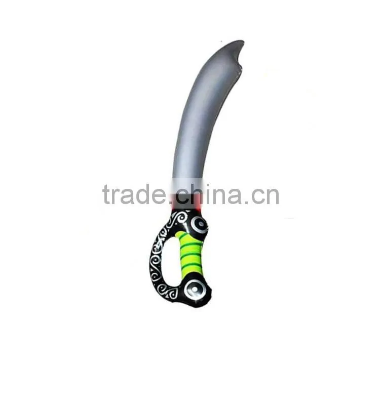 2016 hot sale Kids toy Inflatable pirate sword inflatable beach toy cosplay tool