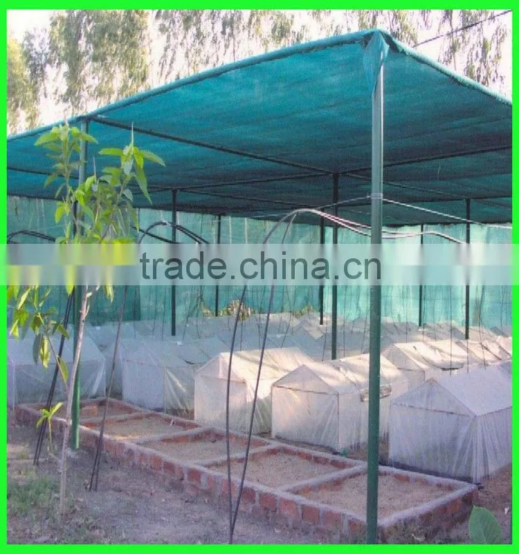 Dark green safety netting for construction machine