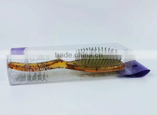 2015 New Customized PVC Clear Plastic Packaging box for Comb