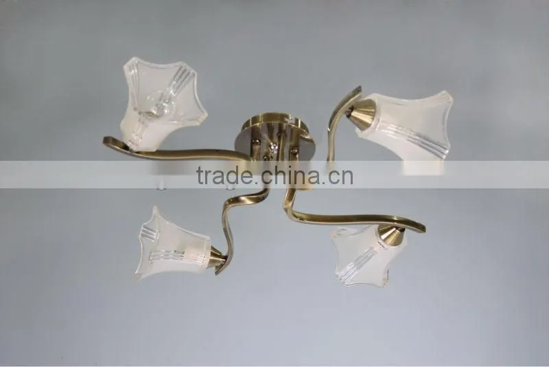 2013 transparent glass wall lamp design for bedroom/hotel